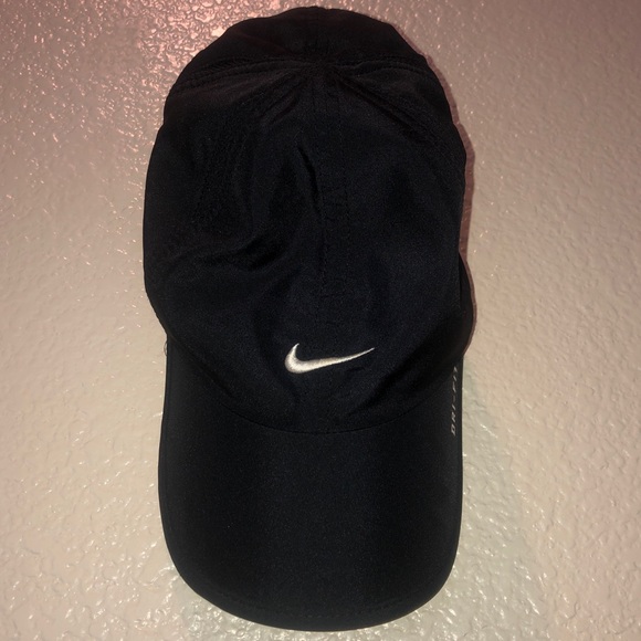 Nike Accessories - Nike Dry-Fit Hat -Black w/ White Logo